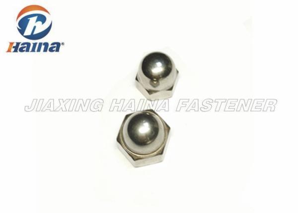 Plain Color Passivation Stainless Steel Gr 316  M6 - 1 Pitch  Hexagon Cap Head Nuts for Building