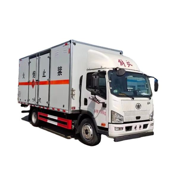 中型ガス花火輸送車および発破設備車両販売