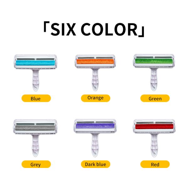 Roller para quitar el vello de las mascotas Peinador de alfombras cepilla de perro Lint Roller reutilizable autolimpieza Perro gato