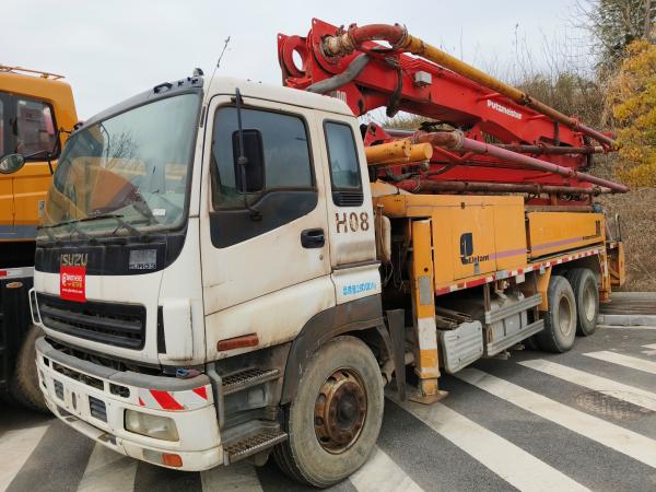 2008 Putzmeister Concrete Pump Truck 38 Meters Installed Isuzu Stock Chassis For Direct Sale