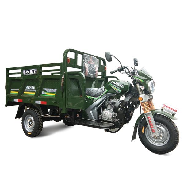 150cc Cargo Motor Tricycle 3000kg Load Capacity 1700x1250mm