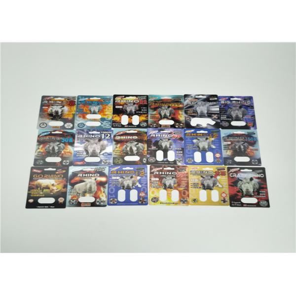 O comprimido sexual de empacotamento personalizado do realce do desempenho do homem do bloco de bolha 3D empola