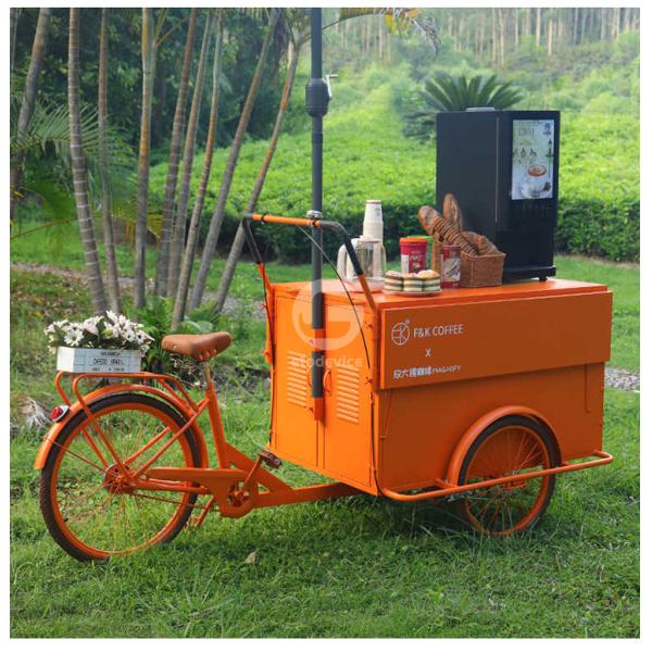 Discover the Secrets of Los Angeles' Tricycle Food Carts Hand Push Operation Mode