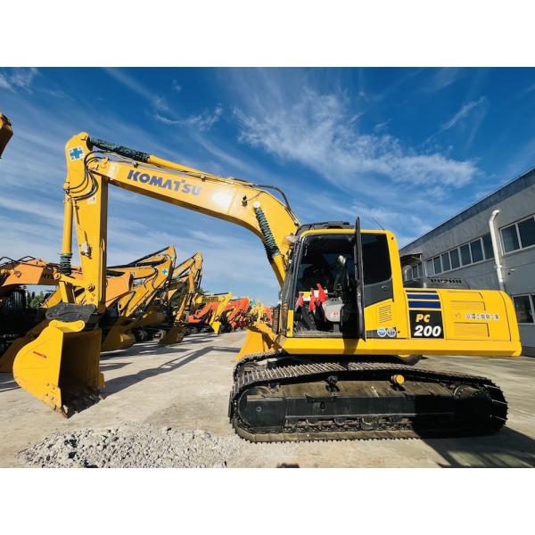 20 Ton 100% Second Hand Komatsu PC200-8 Crawler Excavator Used Digger Original Japan Komatsu SAA6D107E-1