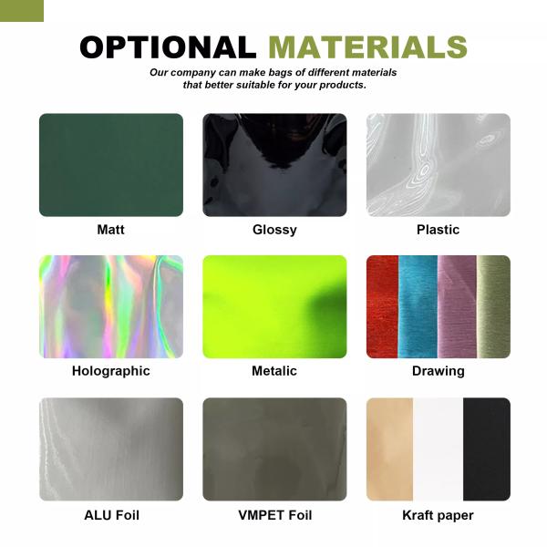 Напечатанные на заказ, без запаха, стойкие сумки, цифровые печатные пакеты, ламинированные пластиковые пакеты Mylar для пищи