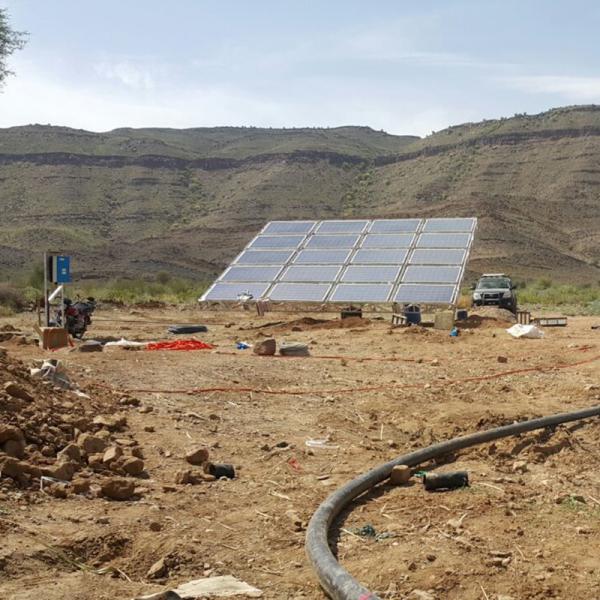 sistema de bombeamento solar da água de 4kw picovolt/jogo posto solar da bomba de água para cultivar