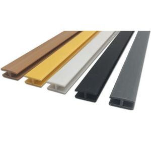 Barre de fond de panier rigide en PVC H Profil de serrage en plastique de type H Personnalisé