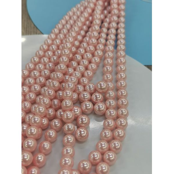 3mm 4mm 6mm 8mm Imitation Glass Pearl Beads Rainbow Color for Jewelry Making
