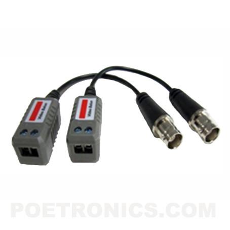 PVB-EF04 (400-600m) BNC Female to Screw Terminal Passive CCTV Video Balun transmitter