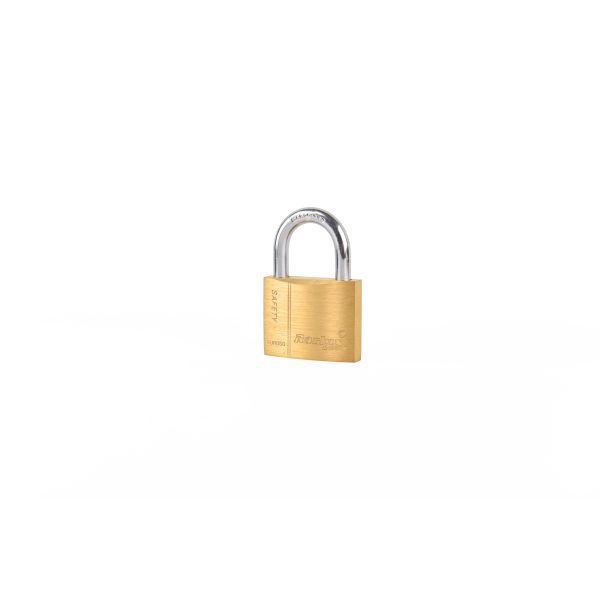 Rarlux 50mm European Durable Solid Brass Padlock with Key ISO Certified High Security Mini Padlock