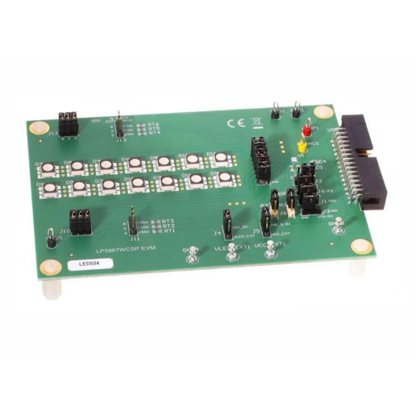 LP5867WCSPEVM Embedded Solutions LP586 RGB LED Matrix Driver Evaluation Module