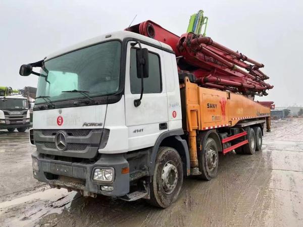 Type de cylindre 2013 54 mètres Machines pour le béton avec châssis Benz Pompe à béton usagée