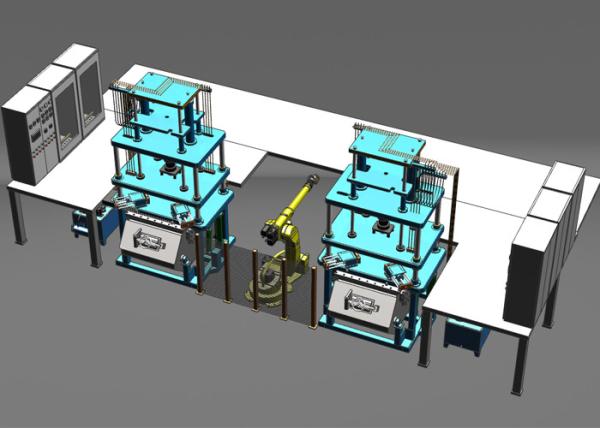 Aluminum new energy motor housing low pressure die casting machine high pressure accuracy