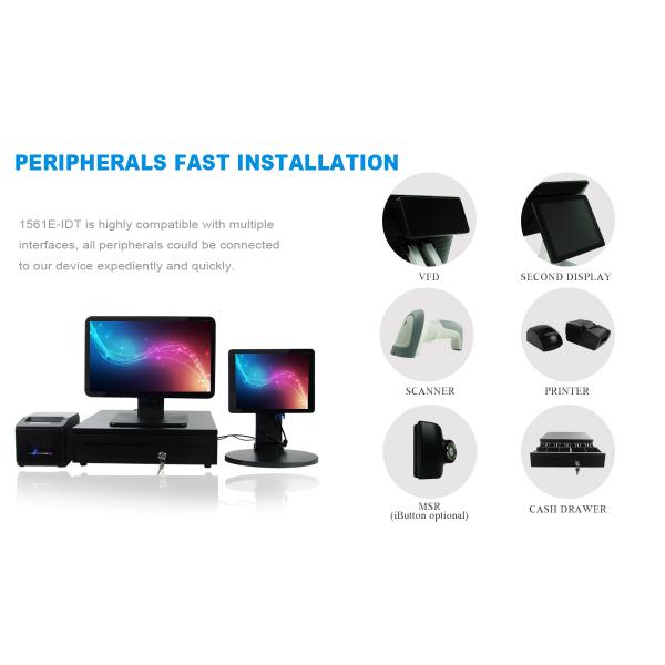 1920*1080 HD Resolution POS PC Touch Screen All In One 15.6''