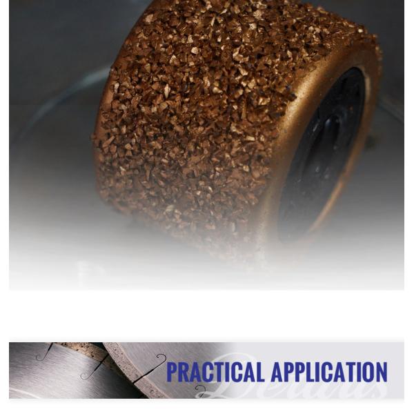 Отличное обслуживание Бриллиантовый куст Молот Мраморный гранит Каменный шлифовальный колесо Диск Личи Нудулы Шлифовальный инструмент