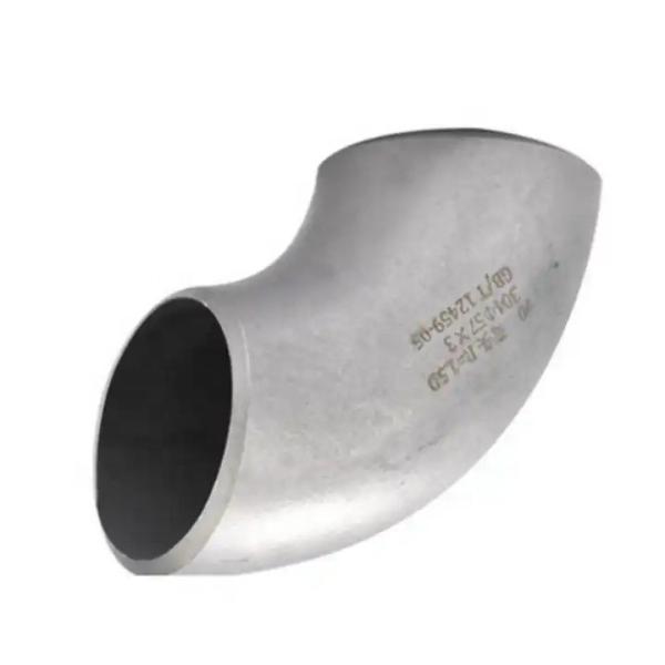 Aço inoxidável 304 316 316L 90 graus Butt Soldado Conexão de Cotovelo 1-4 DN25-DN100