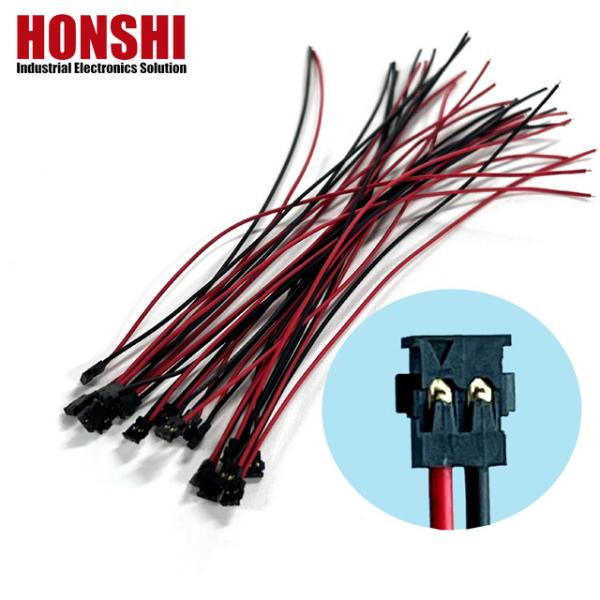 Cable de arnés de alambre de paso de 1.2 mm para automóviles con terminal 2P y cable eléctrico