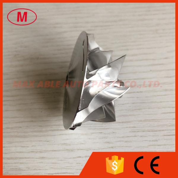 RHF55 43.40/56.03mm 6+6 blades Turbo milling/aluminum 2618/Billet compressor wheel for VR38DETT Twin VN5/GTR R35/1411-JF
