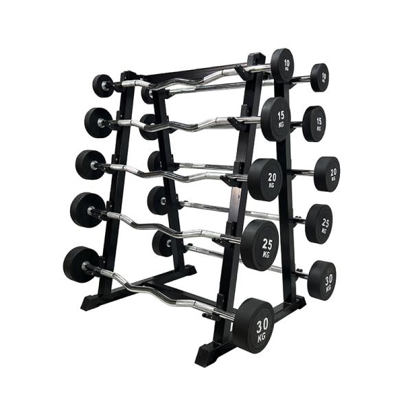 112.5*87*73cm Double-sided Barbell Rack for Commercial and Home Strength Training