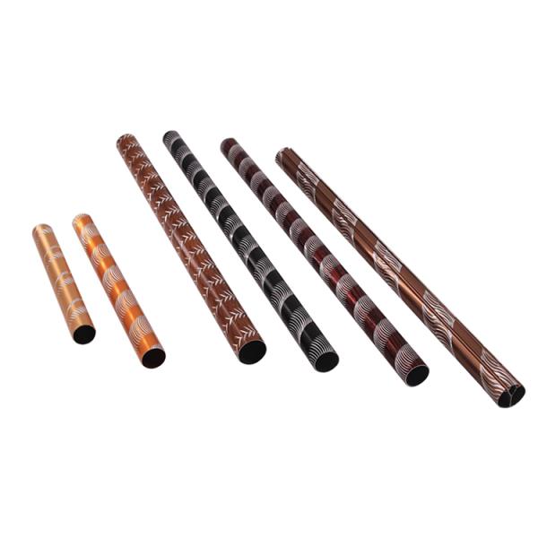 6m 28mm Anodized Aluminium Twist Pipe Curtain Pole