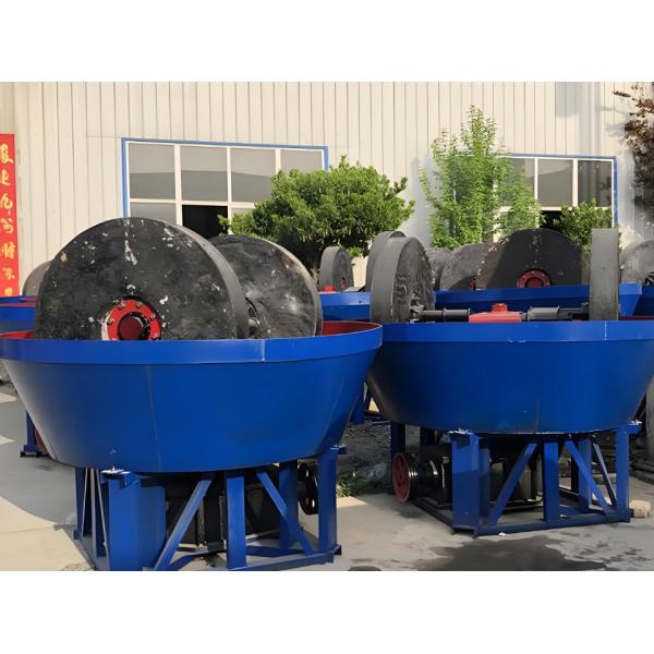 Minerai de fer Or Argent Moulin à pan humide Machine de broyage d'or