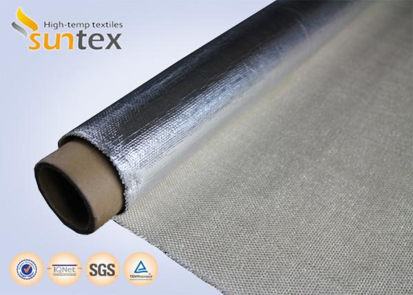 Revestido de alumínio de proteção dos materiais da proteção contra o calor da tela da fibra de vidro para parte externa tranquila