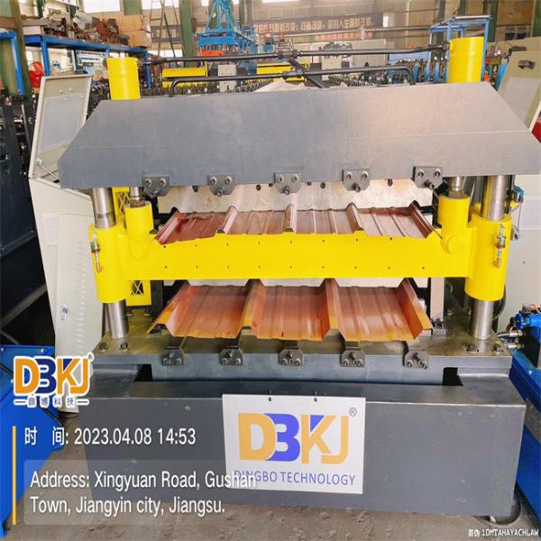 0.3-0.8mm Roof Panel Roll Forming Machine Steel Thickness 0.3-0.8mm