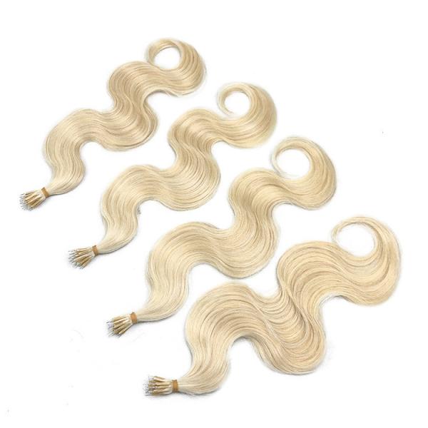 Fácil manutenção Extensão de cabelo humano para mulheres 180% Densidade Perucas retas Extensões de anel de halo
