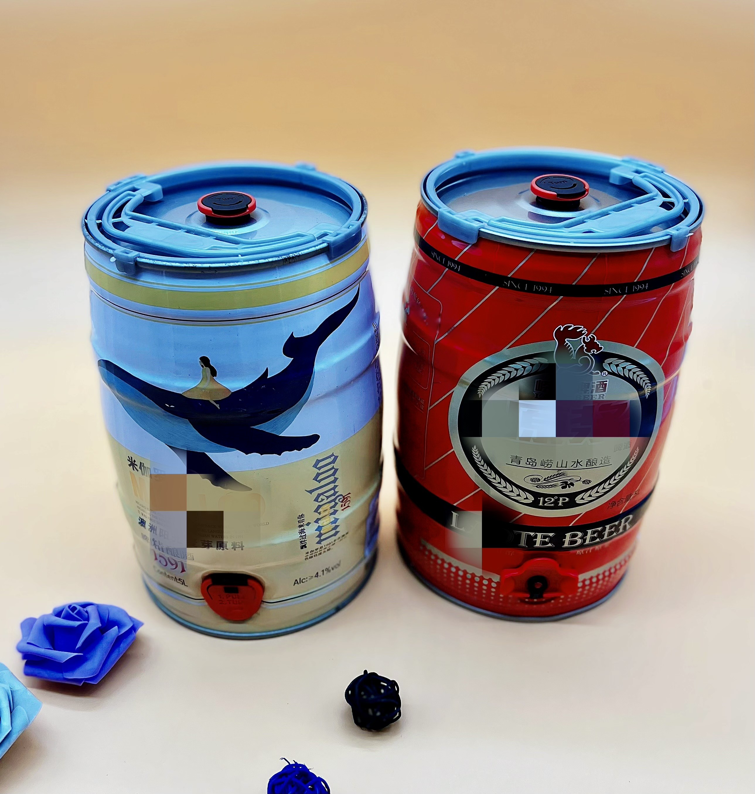 Банка пива 5L металла круга домашнего brew с толщиной клапана и ленты 0.23mm