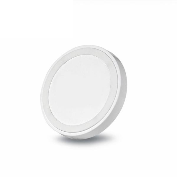 Ultra Thin Fast Charging Mini 10w Qi Wireless Charger Pad Disc Iphone