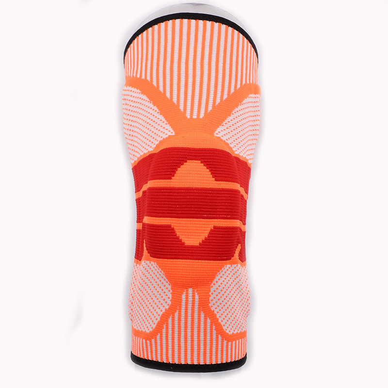 Sport Nylon Silicone Knee Pad Compression Knee Support Brace for Basketball Protection