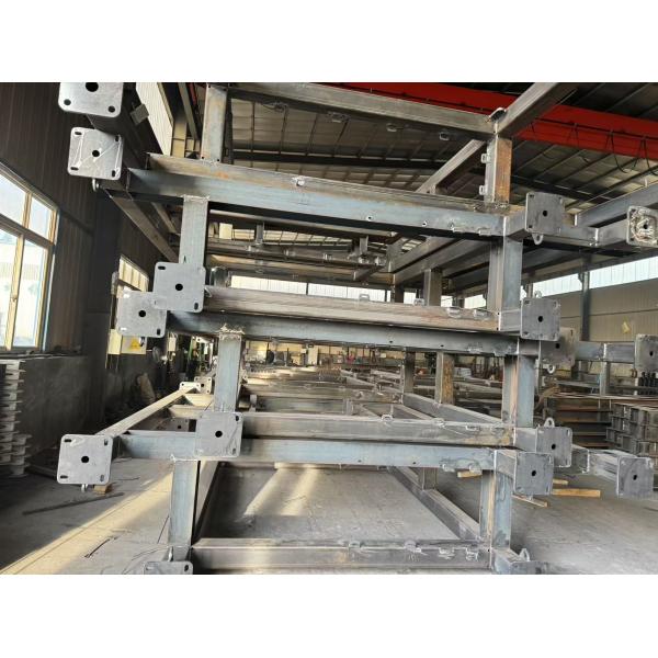 High Strength Prefabricated Structural Steel Frame For Industrial Buildings Anti Corrosion Earthquake Resistance