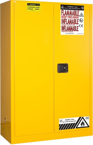 100 libras de armário de armazenamento de aço químico com o punho Recessed para a segurança