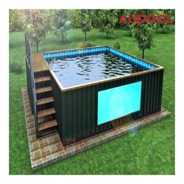 Outdoor Clear Fiberglass Acrylic Swimming Pool Small Backyard Inground Panels Sheet