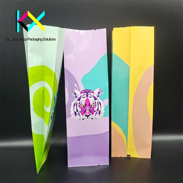 MOPP Custom Quad Seal Bag Side Gusset Packaging Bag Multiple Designs