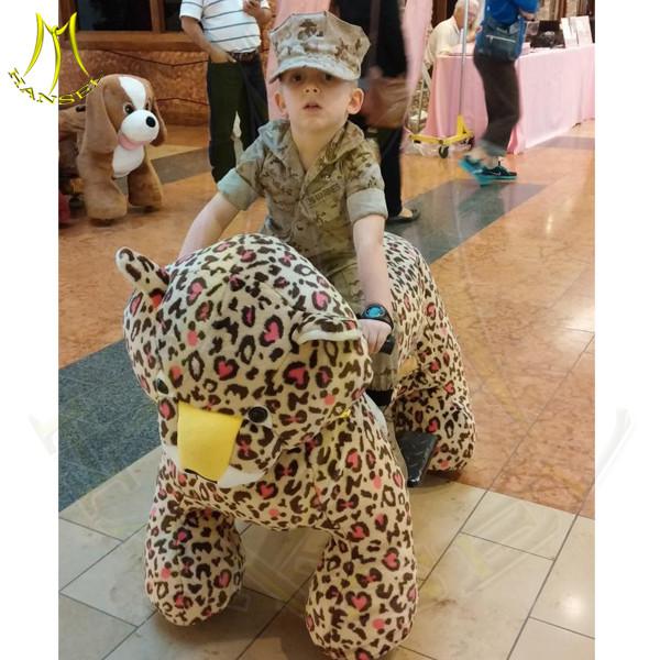 Hansel coin game machine walking animal toy ride for rental parties