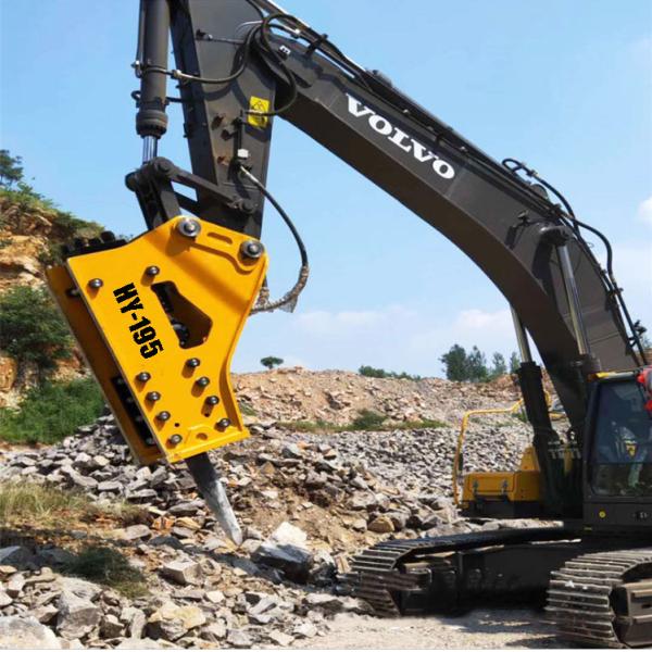 Máquina escavadora hidráulica Concrete Breaker do formão 42CRMO de Hammers 135mm da máquina escavadora da rocha