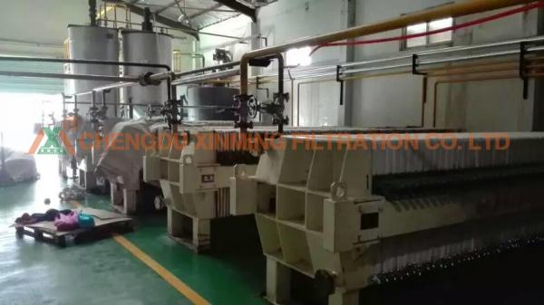 Full Stainless Steel Filter Press For Sludge Dewatering Simple Structure
