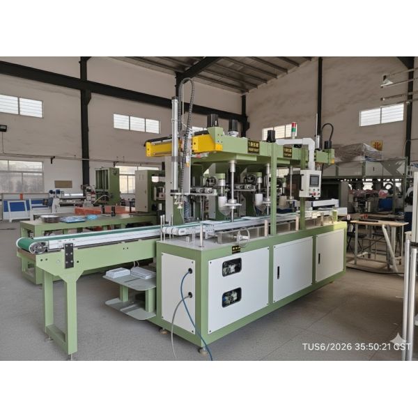 Melamine Dinnerware Automatic Grinding Machine PLC Control For Edge Surface Finishing