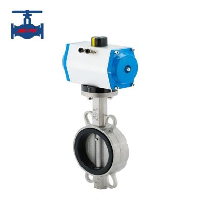 Stainless Steel Wafer Pneumatic Butterfly Valve