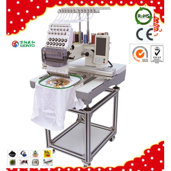 Computer 8 Head Wonyo WY1208C Commercial Embroidery Machine