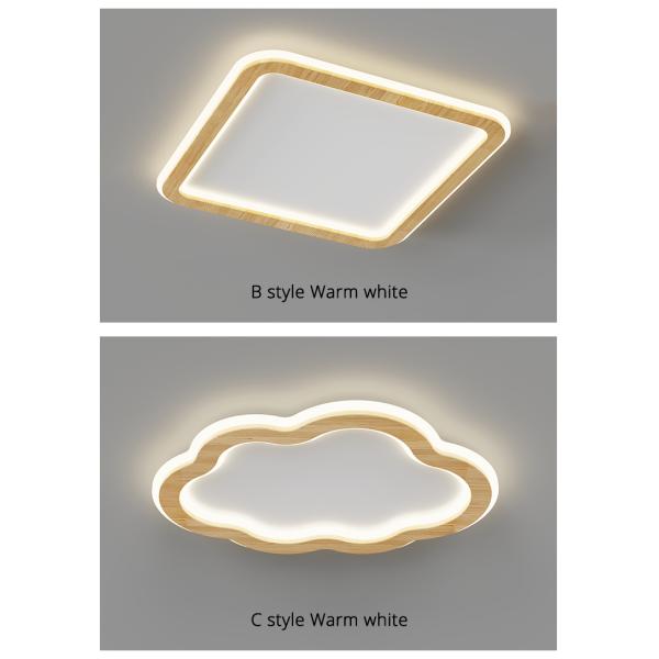 Modern Ceiling Lights Living Room Art dero Cloud round Wooden ceiling lights(WH-WA-50)