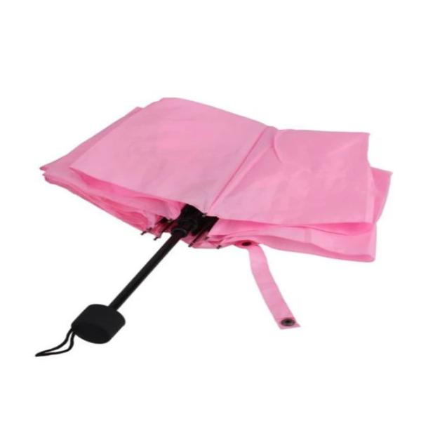 Рамка стеклоткани зонтика дамы Розов 3 вала металла складная нервюры 21 дюйма 8