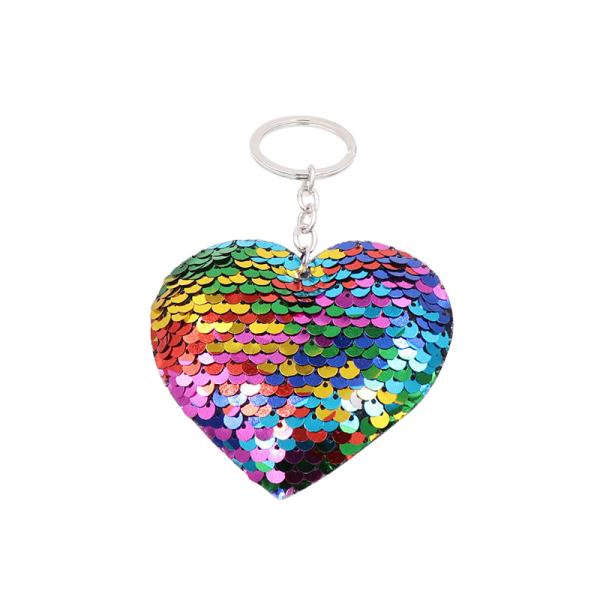 Plastic Shine Zinc Alloy Metal Personalized Keychain Gifts Rhinestone Lovely Heart Shape