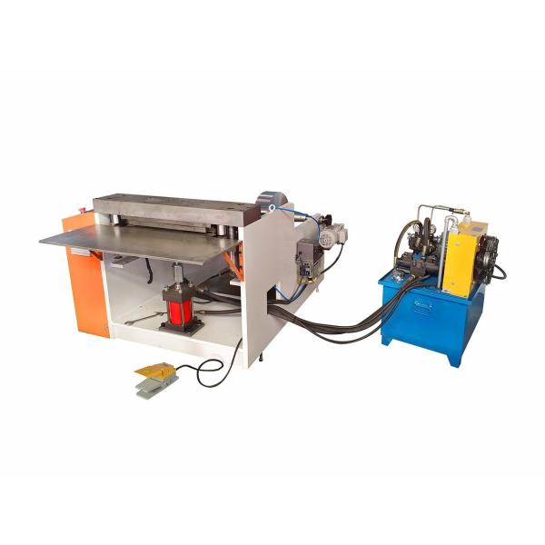 Máquina de prensagem de lâmina de serra semi-automática para restaurante em caixa de cores de papel de alumínio