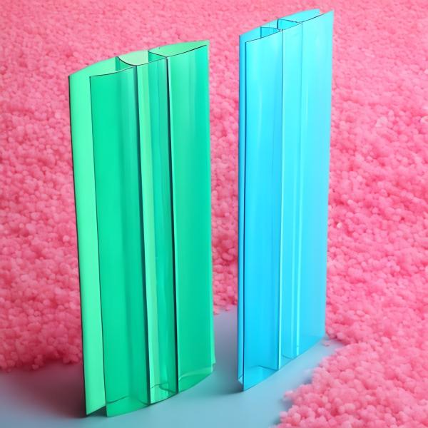 Impact Proof Polycarbonate H Connecter / Polycarbonate Extruded Plastic Profiles