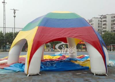 barraca inflável da propaganda colorida exterior de 6 mts feita do encerado do pvc para mostras ou eventos