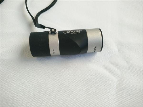 Peso leve branco do preto do telescópio 7x18 do monocular do bolso para a medida da distância