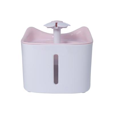 Two Patterns Pet Water And Food Dispenser 1.8L For Cats And Dog Food Water Dispenser