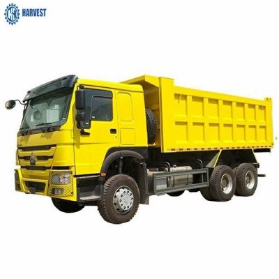 6x4 de 30 toneladas Sinotruk Howo 371hp de levantamento médio 20cbm Tipper Trucks resistente